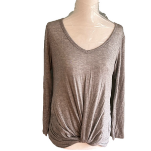 Bobeau grey long sleeve